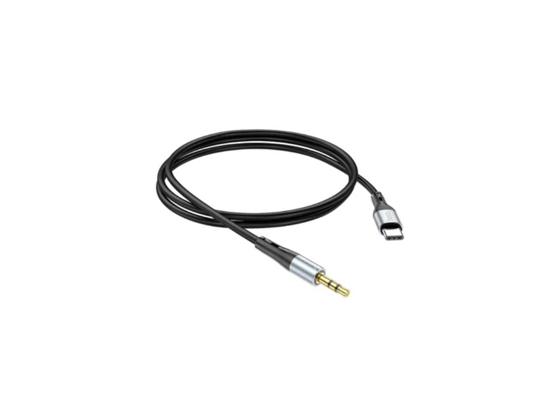 Hoco DUP03 Aux Audio Cable – USB-C To 3.5Mm AUX Cable / 1 Meter Hoco DUP03 Aux Audio Cable – USB-C To 3.5Mm AUX Cable / 1 Meter
